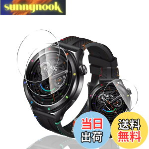 �y���������z�p Xiaomi Watch S4 �K���X�t�B���� �ی�t�B���� �y3���Z�b�g ���YAGC���Ɏq�f�ށz �p xiaomi watch s4 �����K���X �t�B���� �����ߗ� �����^ �p �V���I�~ WatchS4 �t�� �ی�t�B���� �ϏՌ�