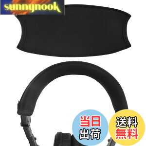 �y���������zGeekria �J�o�[ �݊��� �L�k�f�� �w�b�h�o���h�J�o�[ �\�j�[ Sony MDR-V6/ V600/ V900/ MV1/ Z600/ 7506/ 7509/ CD900ST/ M1ST/ M1 Headphones �w�b�h�z���� �Ή� �ȒP�ɑ��� �H��s�v (�u���b�N)