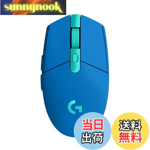 �y���������zLogicool G �Q�[�~���O�}�E�X G304 LIGHTSPEED ���C�����X �}�E�X G304-BL �y�� 99g HERO 12K�Z���T�[ 6�v���O�����{�^�� 250���ԘA���g�p�\ �u���[ PC windows mac �������K�i �y �t�@�C�i���t