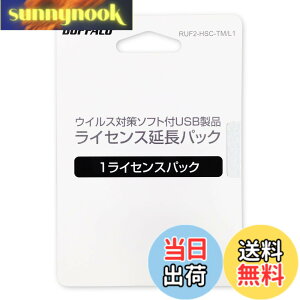 �y���������z�o�b�t�@���[ BUFFALO �E�C���X�`�F�b�N�@�\�t��USB�������[ ���C�Z���X1�N�ԍX�V�p�b�N RUF2-HSC-TM/L1