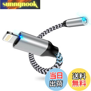 �y���������ziPhone �C���z���ϊ��A�_�v�^18cm ���C�g�j���O 3.5mm�C���z���W���c�N HIFI���� MFI�F�� Haoano 24-bit�n�C���] Lightning - 3.5mm �ϊ��P�[�u�� �ʘb/���ʒ��� iPhone14/13/12/11/SE/XS/iPad/iPod Touch5/6/