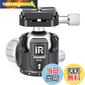 �y���������zINNOREL ���R�_�� �{�[���_�� �����_�� N�V���[�Y ��d�S �ω׏d�ő�20kg �{�[���w�b�h���a 36mm ���� CNC �A���~���� �O�r ��r ��჌�t �B�e DSLR �r�f�I�J�����p 360�x��] �p�m���} 