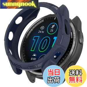 �y���������z�mRuenTech�n�Ή�GARMIN Forerunner 965�P�[�X �ی�P�[�X Garmin Forerunner 965�p�J�o�[ 6�F�I �\�t�g�V���R���� �v���e�N�^�[�J�o�[ �ϏՌ� �y�� ���t���ȒP