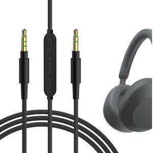 �y���������zGeekria �I�[�f�B�I�P�[�u�� �}�C�N�t�� �\�j�[ Sony WH-1000XM6 WH-1000XM5 WH-1000XM4 ULT Wear �w�b�h�z���P�[�u���Ή� 1/8 �C���` (3.5mm) ���� 3.5mm �����p�X�e���I�R�[�h �C�����C���}�C�N�t