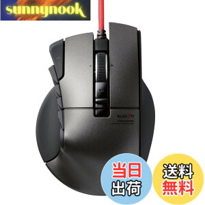�y���������z�G���R�� USB �Q�[�~���O�}�E�X �yDUX�z �L�� 14�{�^�� 3500dpi �n�[�h�E�F�A�}�N���Ή� M-DUX50BK