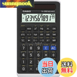�y���������zCASIO(�J�V�I) �֐��d�� fx-260 SOLAR 2(�u���b�N)