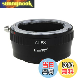 �y���������zHaoge �����Y�}�E���g�A�_�v�^�[ Nikon Nikkor F Mount AI AI-S�����Y���� Fuji X FX�}�E���g�J�����p X-A3 X-A5 X-A10 X-A20 X-E1 X-E2 X-E2s X-E3 X-H1 X-M1 X-Pro2 X-Pro2 X-T1 X-T2 X-T3 X-T10 X-T20�B X-T30