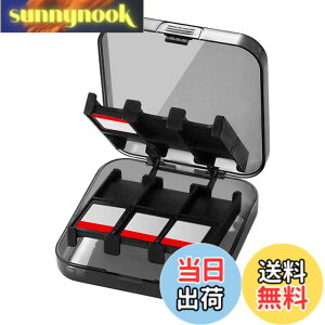 �y���������zCamKix Nintendo Switch�\�t�g�p�Q�[���P�[�X 24���[ �ی���[�V�X�e�� D0532-SGC-BLA