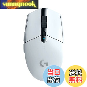 �y���������zLogicool G �Q�[�~���O�}�E�X G304 LIGHTSPEED ���C�����X �Q�[�~���O �}�E�X G304rWH �y�� 99g HERO 12K�Z���T�[ 6�v���O�����{�^�� 250���ԘA���g�p�\ �z���C�g PC windows mac �������K�i �y