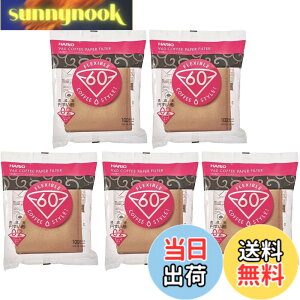 �y���������zHARIO(�n���I) V60�p �y�[�p�[�t�B���^�[ 02M 1~4�t�p 500������ �݂��炵 VCF-02-100M