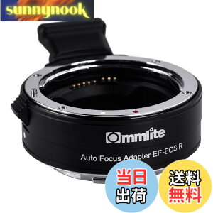 �y���������zCommlite CM-EF-EOSR �}�E���g�A�_�v�^�[ EOSR�Ή� �����Y�A�_�v�^�[ �����O �}�E���g�ϊ��A�_�v�^�[ AF �i�蒲�� IS��U��␳ �L���m�� EF/EF-S�����Y��Canon EOS R/RF �V���[�Y �~���[���X
