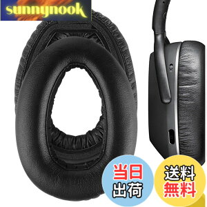 �y���������zGeekria �C���[�p�b�h�݊��� �p�b�h �[���n�C�U�[ Sennheiser PXC480, PXC550, PXC550-II, MB660 UC, MB 660 MC �w�b�h�z���ɑΉ� �p�b�h �C���[/�C���[�J�b�v (�v���e�C�����U�[/�u���b�N)
