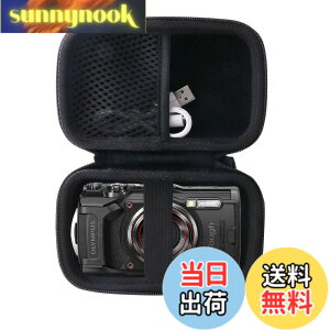 �y���������zOLYMPUS(�I�����p�X) Tough TG-7/TG-6/TG-5/TG-4 �f�W�^���J������p���[�P�[�X-WERJIA (storage case-Black)