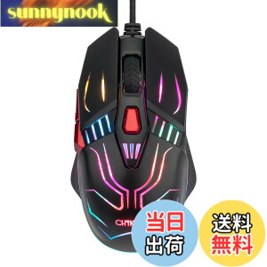 �y���������zCHONCHOW �L�� USB�ڑ� �����x �Q�[�~���O�}�E�X �Q�[�}�[���� �ő�12800DPI 6�i�KDPI�؂�ւ��{�^�� 7�v���O�����{�^�� �l�ԍH�w�f�U�C�� LED���C�g ���w�� ���E�Ώ� G40