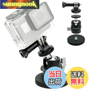 �y���������zPROfezzion �J�������C�X�^���h �Z�b�g �X�^���h + �_�� + Gopro�z���_�[ �}�O�l�b�g�x�[�X ���R�_�� 360°��]�\ 1/4-20�l�W �t�� Gopro Hero 13 12 11 10 9 8 7 Insta360 X5 X4 X3 Ace Pro 2 DJI Osmo Actio