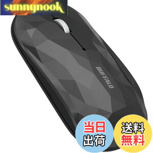 �y���������z�o�b�t�@���[ �}�E�X Bluetooth ���C�����X FLEXUS ���^ 3�{�^�� �É� BlueLED MIL�K�i���� BSMBB335GBK