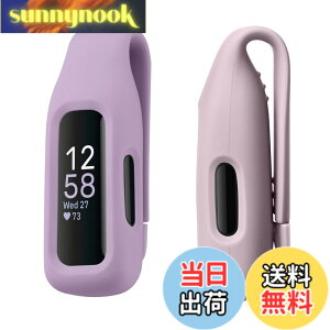 �y���������zkwmobile Fitbit Inspire 3 / Inspire 2 / Ace 3�Ή� 2x �N���b�v�z���_�[ - �V���R�� �t�B�b�g�l�X�g���b�J�[ �N���b�v