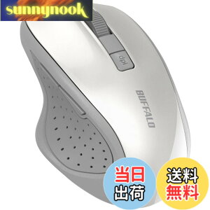 �y���������z�o�b�t�@���[ �}�E�X Bluetooth 5.0 5�{�^�� LED �z���C�g �߂�/�i�ރ{�^������ �ȓd�� BSMBB305WH