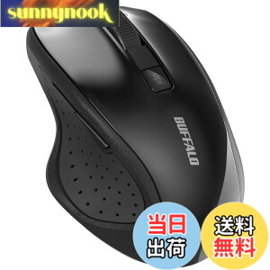 �y���������z�o�b�t�@���[ �}�E�X Bluetooth 5.0 5�{�^�� LED �u���b�N �߂�/�i�ރ{�^������ �ȓd�� BSMBB305BK