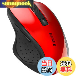 �y���������z�o�b�t�@���[ �}�E�X Bluetooth 5.0 5�{�^�� LED ���b�h �߂�/�i�ރ{�^������ �ȓd�� BSMBB305RD