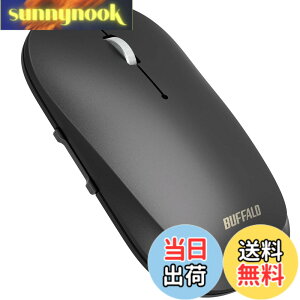 �y���������z�o�b�t�@���[ �}�E�X Bluetooth ���C�����X FLEXUS ���^ 5�{�^�� �É� BlueLED MIL�K�i���� BSMBB535NBK