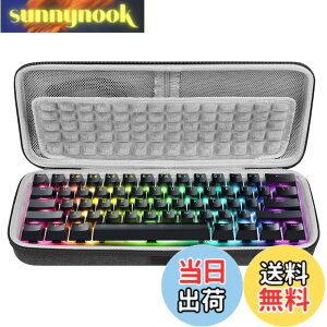 �y���������zGeekria 60% �R���p�N�g�L�[�{�[�h�P�[�X�A61 �L�[�R���s���[�^���J�j�J���L�[�{�[�h�p�n�[�h�V�F���g���x���L�������O�o�b�O�A���W�N�[�� Logicool G PRO X 60�A���C�U�[ Razer Huntsman M