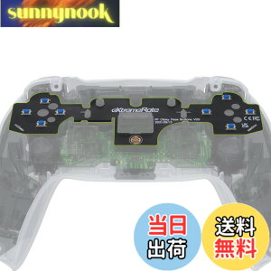 �y���������zeXtremeRate �t�F�[�X �N���b�L�[ �L�b�g V2 PS5 �R���g���[�� BDM-010 & BDM-020�p�A�J�X�^�� Tactile Dpad �A�N�V���� �{�^���APS5�R���g���[���[�p�}�E�X�N���b�N �L�b�g