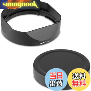 �y���������zHaoge �o���l�b�g���^���X�N�G�A�����Y�t�[�h�V�F�[�h for XF16-50mmF2.8-4.8 R LM WR Fuji Fujinon XF 33mm F1.4 R / XF33mmF1.4 R �����Y,LH-X33B+Cap-X33B