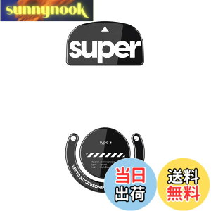 �y���������zSuperglide(Type S) �}�E�X�\�[�� for Logicool Gpro X Superlight �}�E�X�t�B�[�g [ �����K���X�f�� ���E���h�G�b�a���H ���ϋv ���ᖀ�C Super Smooth ] - Black