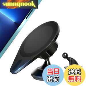 �y���������zenGMOLPHY MagSafe�Ή� �X�}�z�z���_�[ �� �ԍڃz���_�[ �}�O�l�b�g �������� N55���� 360�x��] �_�b�V���{�[�h�S���� iPhone12-17 ���[�Y��p