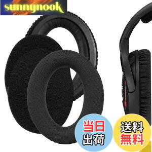 �y���������zGeekria �C���[�p�b�h Comfort �݊��� �p�b�h �[���n�C�U�[ Sennheiser GAME ONE/ZERO, PC 360/ 363D/ 373D �w�b�h�z���ɑΉ� �p�b�h �C���[/�C���[�J�b�v ���b�V���t�@�u���b�N (�u���b�N)