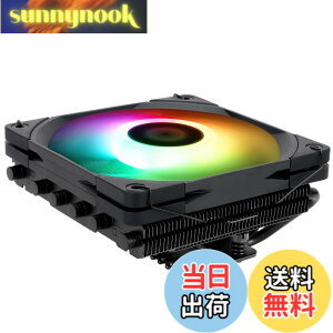 �y���������zThermalright AXP 120 X67 Black ARGB���^CPU�G�A�N�[���A120 mm �X�����t�@�� PWM�t�@���t���A6�̃q�[�g�p�C�v�A67mm���AAMD:AM4/AM5/Intel LGA 1700/1150/1151/1200/2011/17XX�APC�N�[���ɓK���Ă���