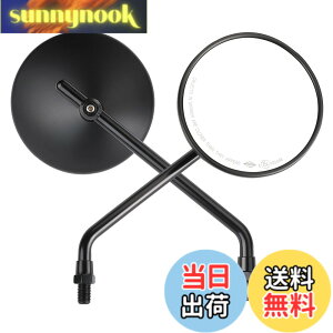 �y���������zKEMIMOTO �o�C�N�~���[ 10mm ���E�Z�b�g �I�t���[�h�~���[ �~�` �ی^ �����~���[ �I�[�g�o�C �O���� �Z���[ �N���X�J�u �n���^�[�J�u �����L�[ MT-07 MT-09 pcx CT125 CRF250L �J���T�L KM02