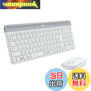 �y���������zLogicool �É� ���C�����X�}�E�X �L�[�{�[�h �Z�b�g MK470OW �I�t�z���C�g ���^ USB�ڑ� ���^ ���C�����X �}�E�X ���C�����X�L�[�{�[�h ���^ �e���L�[ ���� Windows Chrome Surface MK470 ����