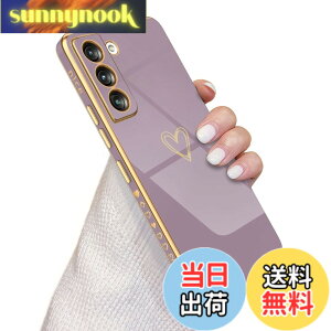�y���������zQLTYPRI Samsung Galaxy S21 5G �P�[�X [SC-51B | SCG09] ���킢�����b�L���u�n�[�g�\�t�g TPU �J�o�[ �����l�C �y�� �����Y�ی� �����h�~ Qi ���C�����X�[�d�Ή� �p�[�v��