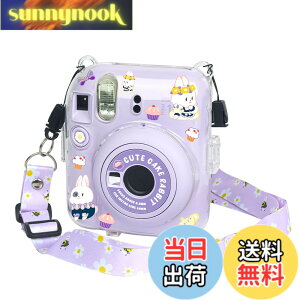 �y���������zHIYQIN mini12 �P�[�X Mini 12 �J�����p�ی�N���A�P�[�X �N���X�^���n�[�h�V�F���J�o�[ �V�����_�[�X�g���b�v�t�� �J�����X�e�b�J�[