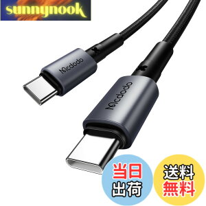 �y���������zMcdodo USB-C to USB-C�P�[�u�� 65W PD�}���[�d iPhone 17�P�[�u�� MSC�[�d�Z�p&�X�}�[�g�`�b�v���� �����f�[�^�]�� ���ϋv�i�C�����҂� �A���~�����V�F�� Type-C �R�[�h MacBook iPad iPhone 17/16/1