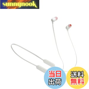 �y���������zJBL TUNE125BT Bluetooth �C���z�� �}���`�|�C���g�Ή�/���C�����X/�}�C�N�����R���t��/USB Type-C�[�d/�}�O�l�b�g���� �z���C�g JBLT125BTWHT