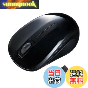 �y���������z�T�����T�v���C(Sanwa Supply) �R�ہE�É����C�����X�u���[LED�}�E�X(�u���b�N) MA-WBSK315BK