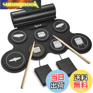 �y���������zPOGOLAB �d�q�h�����Z�b�g 7�p�b�h �h�����L�b�g Bluetooth�@�\�t�� ���[���A�b�v�h���� ���K�p�b�h Midi�h�����L�b�g �X�s�[�J�[���� �[�d���h���� �t�b�g�y�_���t�� ���S�Ҍ����i