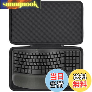 �y���������zco2CREA �Ή� Logicool ���W�N�[�� WAVE KEYS K820�L�[�{�[�h+�}�E�X M575��p���[�P�[�X �u���b�N�i�P�[�X�̂݁j