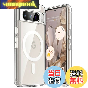 �y���������zJETech Google Pixel 8 Pro�p �}�O�l�b�g�P�[�X MagSafe�����Pixelsnap�[�d��Ή� (�N���A)