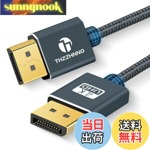 �y���������zThzzhnno 4K DisplayPort �P�[�u�� 3M �ADP 1.2�P�[�u���A DP�P�[�u�� �����b�L ����4K@60Hz 2K@165Hz 2K@144Hz �m�[�g�p�\�R�� PC �Q�[�~���O���j�^�[ �e���r�p