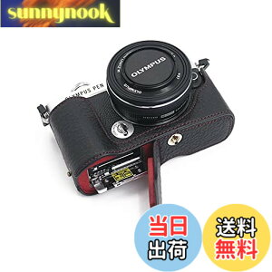 �y���������zSIUTATDSH �J�����P�[�X ��t���v �K�pOlympus �I�����p�X PEN E-P7 EP7 �P�[�X �J�����z���_�[�A�ϐk�E�ϏՌ��E�֌g�O�r�ݒu�ł��A�d�r�����ł��B (�u���b�N)