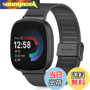 �y���������z[HeeNia] Fitbit Versa 4 /Fitbit Versa 3 /Fitbit Sense 2 /Fitbit Sense �Ή� �o���h �����x���g �X�e�����X�� �ւ��x���g �������߉\ �j�����p Fitbit Versa 4 /Fitbit Versa 3 /Fitbit Sense 2 /Fitbit Sense �Ή� 