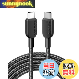 �y���������zAnker 310 ���ϋv�i�C���� USB-C & USB-C�P�[�u�� 60W USB PD�Ή� USB2.0 MacBook Pro iPad Pro iPad Air 4 Galaxy S23 Pixel LG ���Ή� (3.0m �u���b�N)