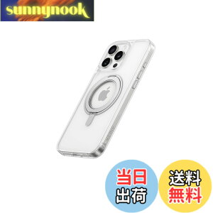 �y���������zAnker MagGo Magnetic Case (360°�����O�X�^���h, iPhone 16 Pro Max�p) �N���A MagSafe�Ή� �����O�X�^���h�t�� �X�}�z�P�[�X �}�O�l�b�g����/����~�� / 360°�����ی�/�ϏՌ�/���ϋv��/���΂݂�