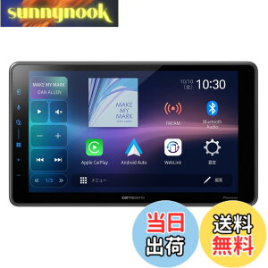 �y���������zPioneer �p�C�I�j�A �f�B�X�v���C�I�[�f�B�I AppleCarPlay AndroidAuto�Ή� Wi-Fi���[�^�[ �Z�b�g �T�C�Y�F9�C���`