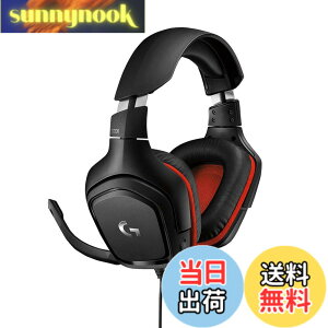 �y���������zLogicool G ���W�N�[�� G �Q�[�~���O�w�b�h�Z�b�g G331 PS5 PS4 PC Switch �L�� 2.1ch �X�e���I 3.5mm �y�� �m�C�Y�L�����Z�����O �P�ꐫ �t���b�N�� �}�C�N�t�� �������K�i �F�F�u���b�N�A�T