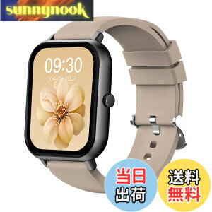 �y���������zMONOMAM �X�}�[�g�E�H�b�` ���f�B�[�X iphone�Ή� �A���h���C�h�Ή� ������ �����Y �����ʌv Line ���M�ʒm �F�FROSE BEIGE�A�T�C�Y�FClassic